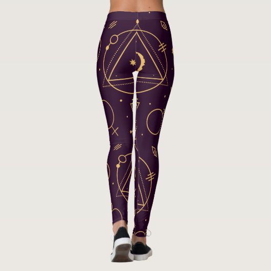 Celestial Moon Theme Leggings (Rückseite)