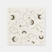 Celestial Moon Theme Serviette (Vorderseite)