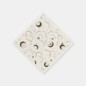 Celestial Moon Theme Serviette (Ecke)