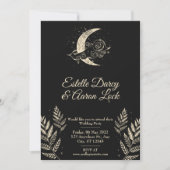 Celestial Moon Wedding Invite Einladung (Vorderseite)