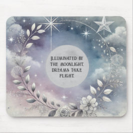 Celestial Moon Zitat Mousepad