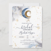 Celestial Moons, Stars Bridal Luncheon Einladung (Vorderseite)