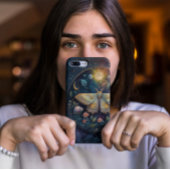 Celestial Moth and Full Moon – Enchanted Night Case-Mate iPhone Hülle