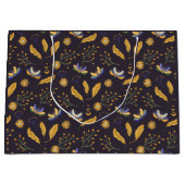 Celestial Moth Butterfly Pattern Große Geschenktüte (Vorderseite)