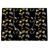 Celestial Moth Butterfly Pattern Große Geschenktüte (Vorderseite)