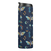 Celestial Moth Butterfly Pattern Thermosbecher (Nach rechts gedreht)