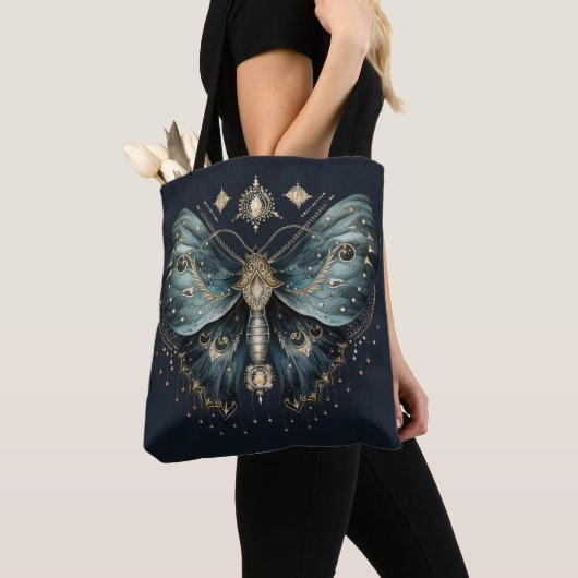 Celestial Moth Dark Aesthetic - Gothic Witch Art Tasche (Von Nahem)