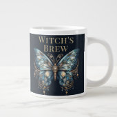Celestial Moth Dark Aesthetic Mug Jumbo-Tasse (Rechts)