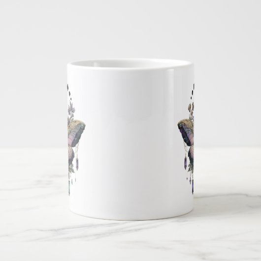 Celestial Moth Moon Phases  Jumbo-Tasse (Vorderseite)