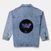 Celestial Moth Personalisiert Jeansjacke (Rückseite)