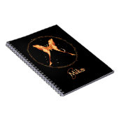 Celestial Moth Personalisiert Notebook Notizblock (Rechte Seite)