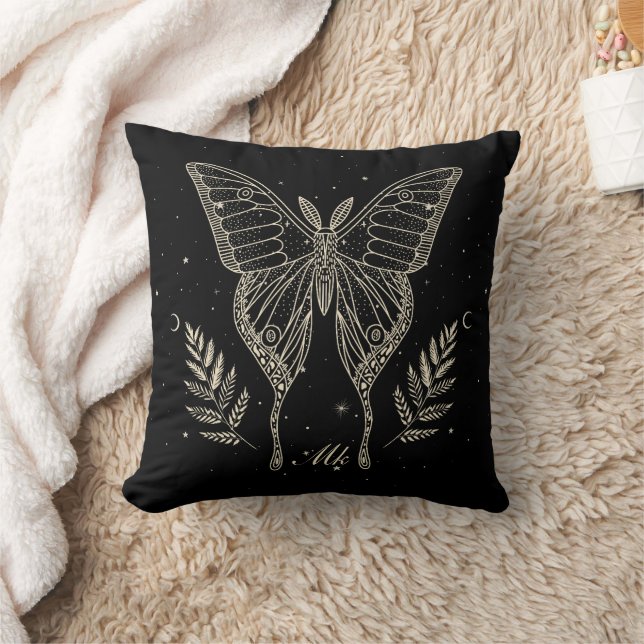 Celestial Moth Personalisiert Throw Kissen (Decke)