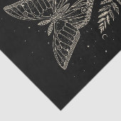 Celestial Moth Personalisiert Throw Kissen Seidenpapier (Ausschnitt)