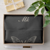 Celestial Moth Personalisiert Throw Kissen Seidenpapier (Geschenk)