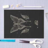 Celestial Moth Personalisiert Throw Kissen Seidenpapier (Handwerk)