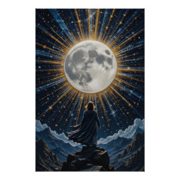 Celestial Mountain Reverie Poster