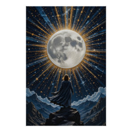 Celestial Mountain Reverie Poster