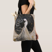 Celestial Muse Dreamy Kosmische Frau Tasche (Von Nahem)