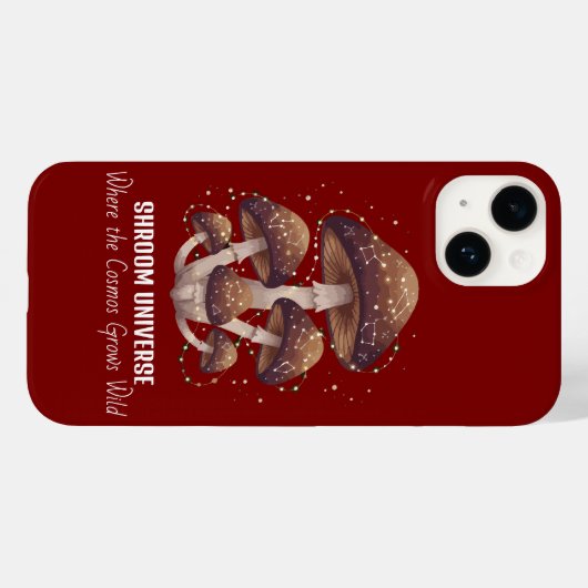 Celestial Mushroom Constellation Universe Case-Mate iPhone Hülle (Rückseite (Horizontal))