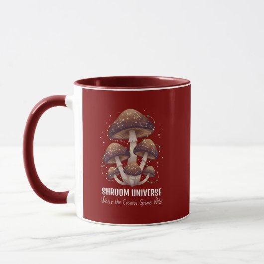 Celestial Mushroom Constellation Universe Tasse (Links)