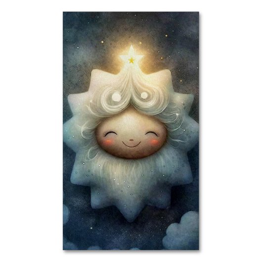 Celestial Mystic Art Magnetische Visitenkarte (Vorderseite Vertikal)