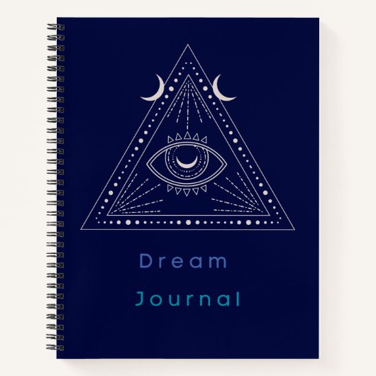 Celestial Mystic Eye Dream Journal Notizblock (Vorderseite)