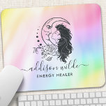 Celestial Mystic Moon Goddess Rainbow Business Mousepad<br><div class="desc">Celestial Mystic Moon Goddess Rainbow Business Mouse Pad: Erhöhen Sie Ihren Arbeitsbereich mit kosmischem Charme mit unserem Mausklick. Ideal für spirituelle Reiki Meister,  Psychische Medien,  Yoga-Instruktoren,  Salon-Profis,  Astrologen und vieles mehr. Erleben Sie die Magie des Mondes und steigern Sie Ihre Produktivität mit diesem zauberhaften Accessoire.</div>