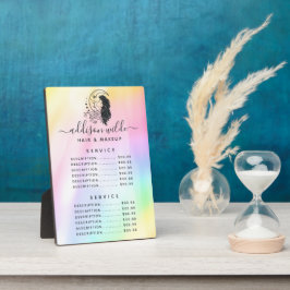 Celestial Mystic Moon Goddess Rainbow Price List Fotoplatte