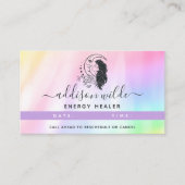 Celestial Mystic Moon Goddess Rainbow Terminkarte (Vorderseite)