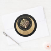 Celestial Mystic Moon Jewelier Designer Sticker (Umschlag)