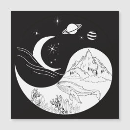 Celestial Mystic Yin Yang Bedeutung Liebe Magnetkarte