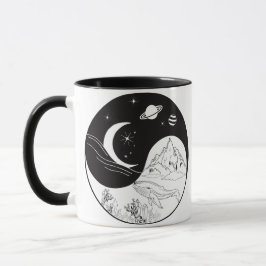 Celestial Mystic Yin Yang Bedeutung Liebe Tasse