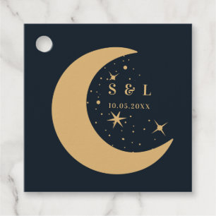 Celestial Mystical Elements Starsign Envelope Geschenkanhänger