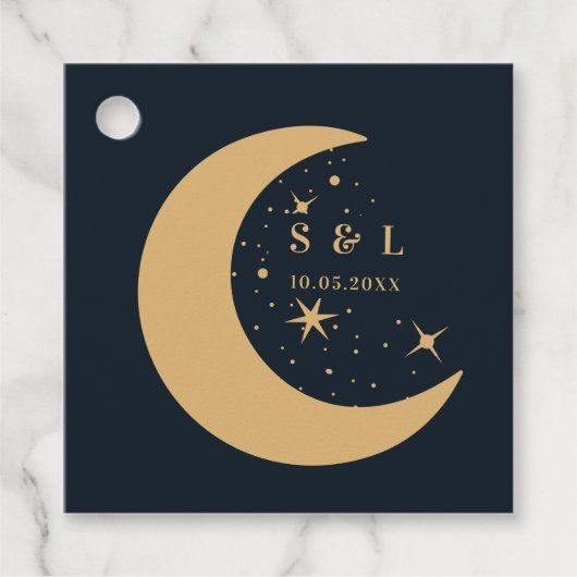 Celestial Mystical Elements Starsign Envelope Geschenkanhänger (Vorderseite)