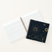 Celestial Mystical Elements Starsign Notebook Notizblock (Innenseite)