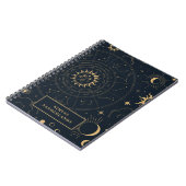 Celestial Mystical Elements Starsign Notebook Notizblock (Linke Seite)