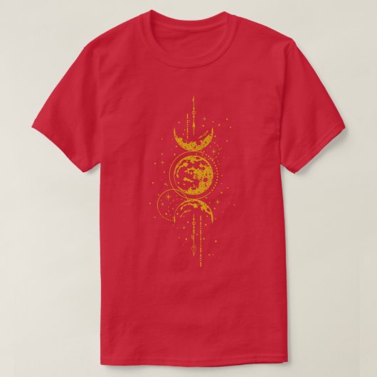 Celestial Mystical Moon T-Shirt (Design vorne)