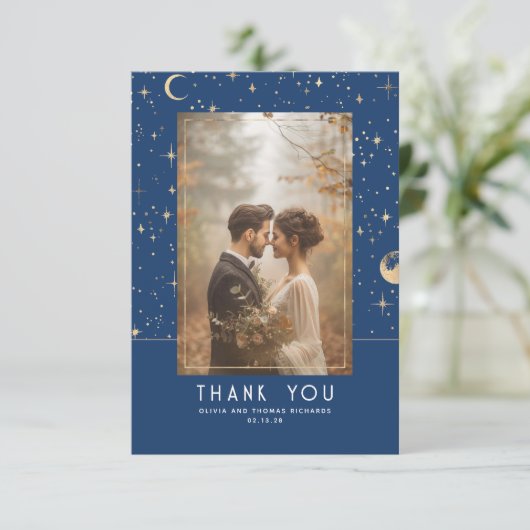 Celestial & Mystical Starry Night Danke Foto (Stehend Vorderseite)