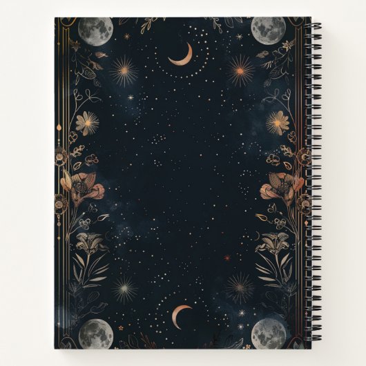 Celestial Mystique Notebook Notizblock (Rückseite)