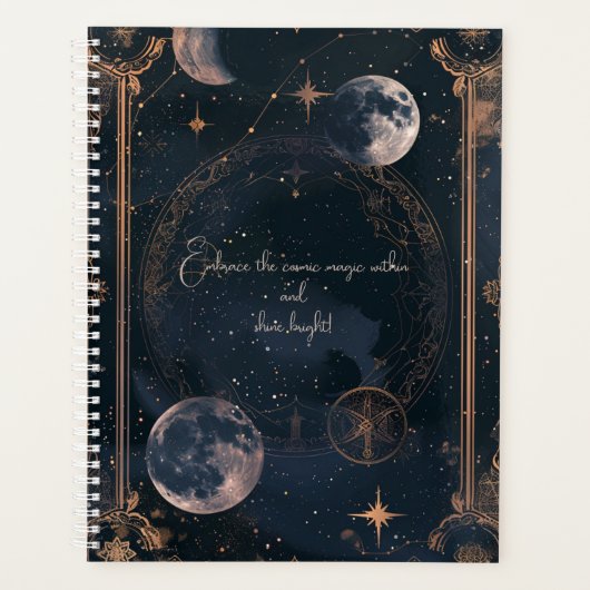 Celestial Mystique Planner/Notebook Planer (Vorderseite)