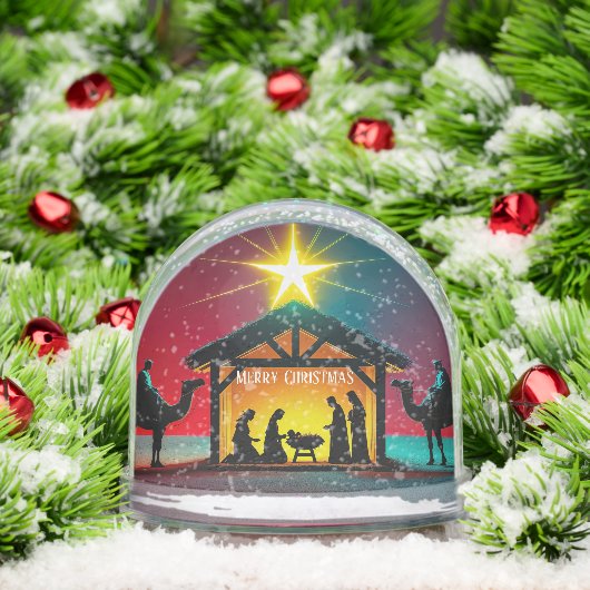 Celestial Nativity – Emmanuel Has Come Isaiah 9:6. Schneekugeln (Weihnachten)