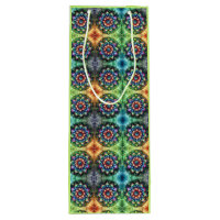 Celestial Neon Mandala Retro-Modern