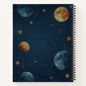 Celestial New Beginnings Spiral Notebook Notizblock (Rückseite)