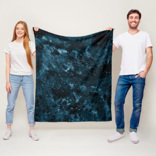 Celestial Nexus Galaxie-Farbpalette Tidal Fleecedecke