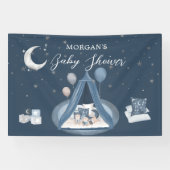 Celestial Niedlich Bear Baby Dusche Banner (Horizontal)