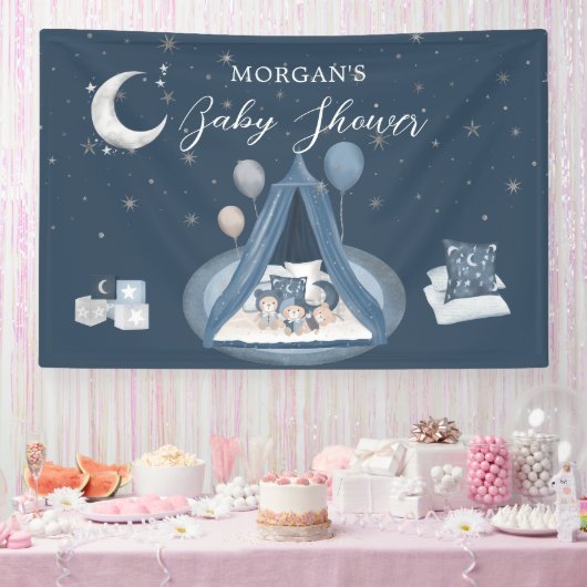 Celestial Niedlich Bear Baby Dusche Banner (Party)