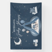 Celestial Niedlich Bear Baby Dusche Banner (Vertikal)