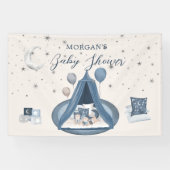 Celestial Niedlich Bear Baby Dusche Banner (Horizontal)