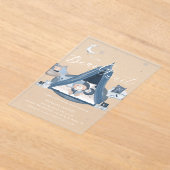 Celestial Niedlich Bearly Wait Baby Dusche Acryleinladungen (Ablage )