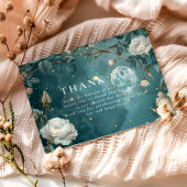 Celestial Night Garden Wedding Dankeskarte